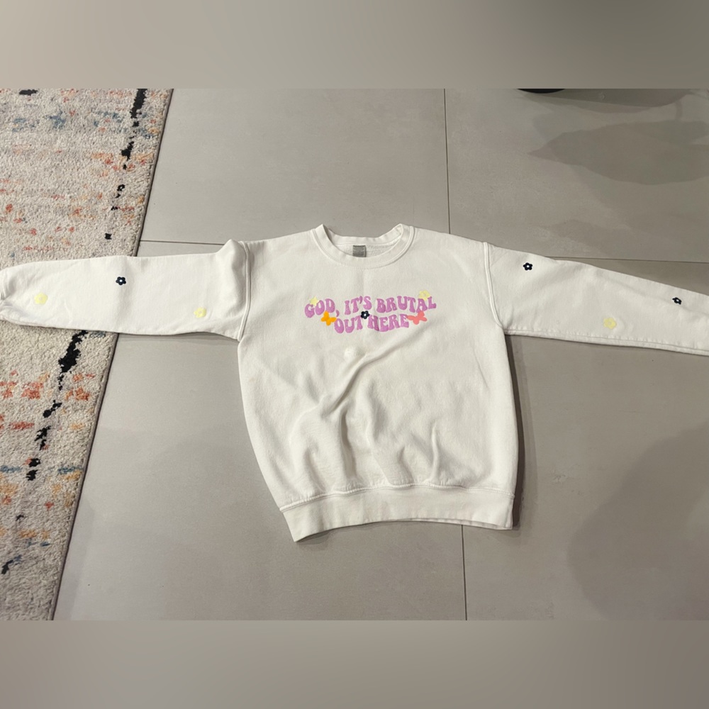Olivia Rodrigo Hoodie “God, it’s brutal out here” Not Official Merch!!!!!!